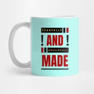 Fearfully And Wonderfully Made | Christian Typography Mug